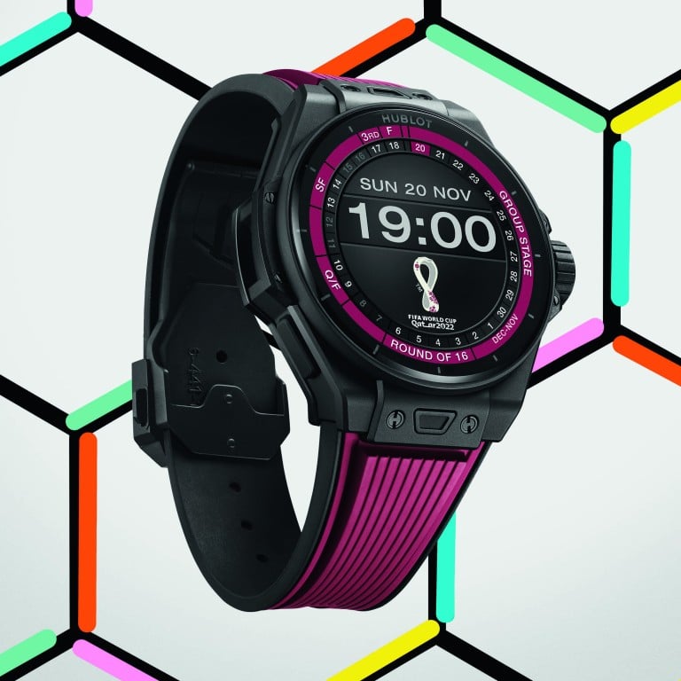 The Hublot Big Bang e Fifa World Cup range brings real-time tech to this storied sport. Photo: Hublot
