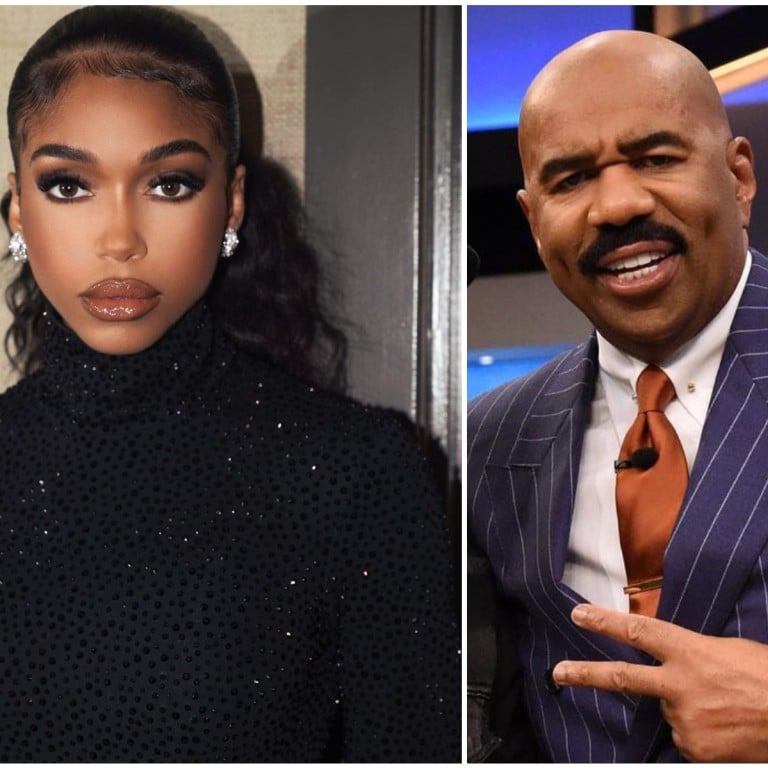 Model Lori Harvey is the step daughter of American comedian and TV personality Steve Harvey. Photos: @loriharvey, @iamsteveharveytv/Instagram