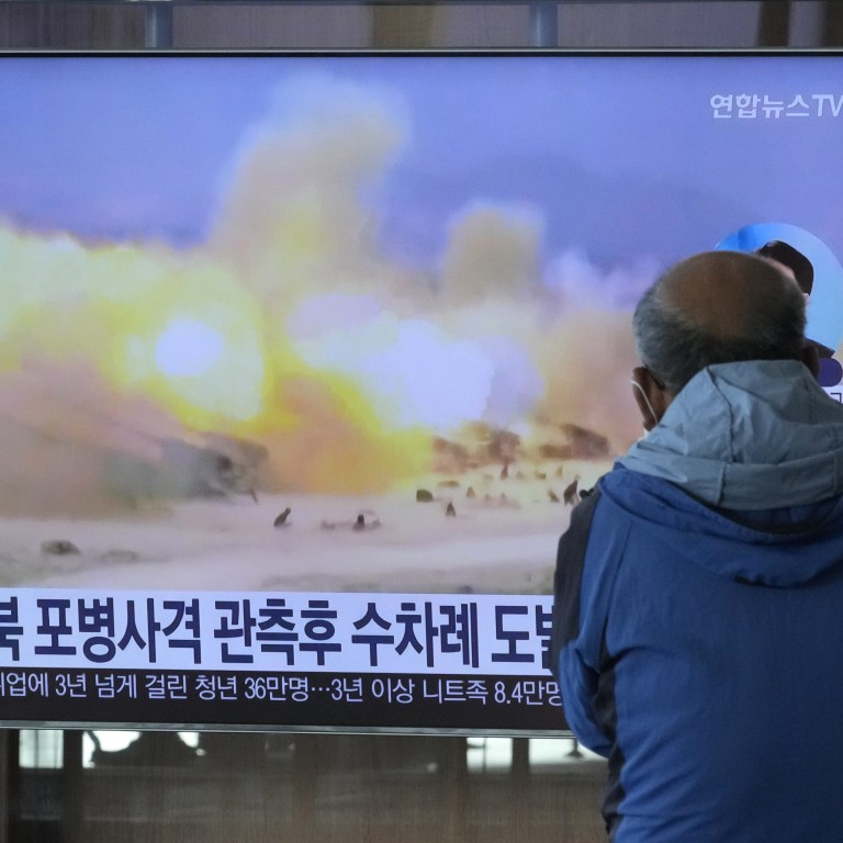 Fired Rounds South Korea says North Korea fired artillery rounds near border | South ...