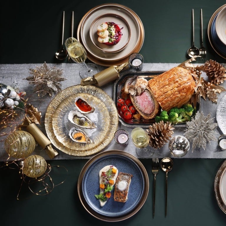 A festive dinner spread from Sunset Grill. Photo: Sheraton Hong Kong Tung Chung Hotel