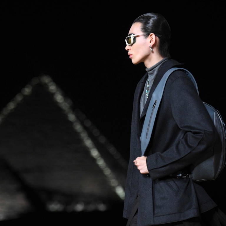 Christian Dior held its first fashion show at the Giza pyramids in Egypt on December 3. Photo: AFP