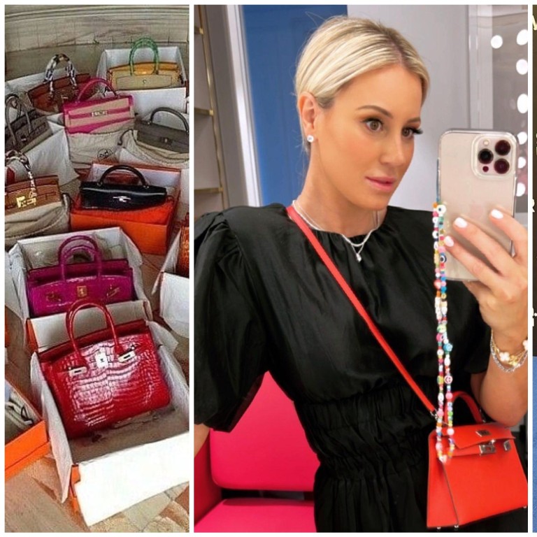 Roxy Jacenko has an enviable luxury handbag collection, including 30 Hermès Birkins. Photos: @roxyjacenko/instagram