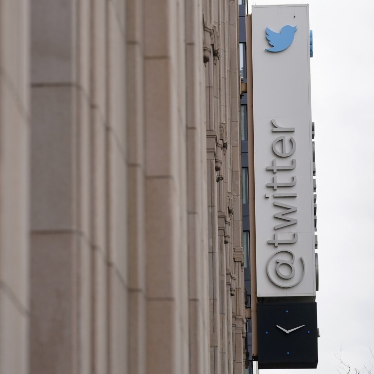 A sign at Twitter headquarters is shown in San Francisco, Dec. 8, 2022.  Photo: AP