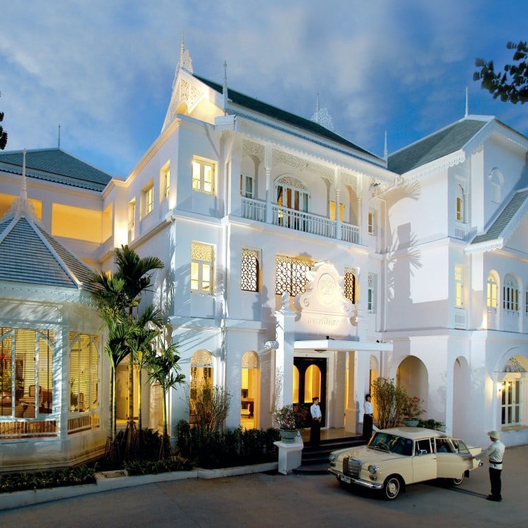 The “wedding cake” Lanna-style facade of the Ping Nakara hotel in Chiang Mai, Thailand. Photo: Handout