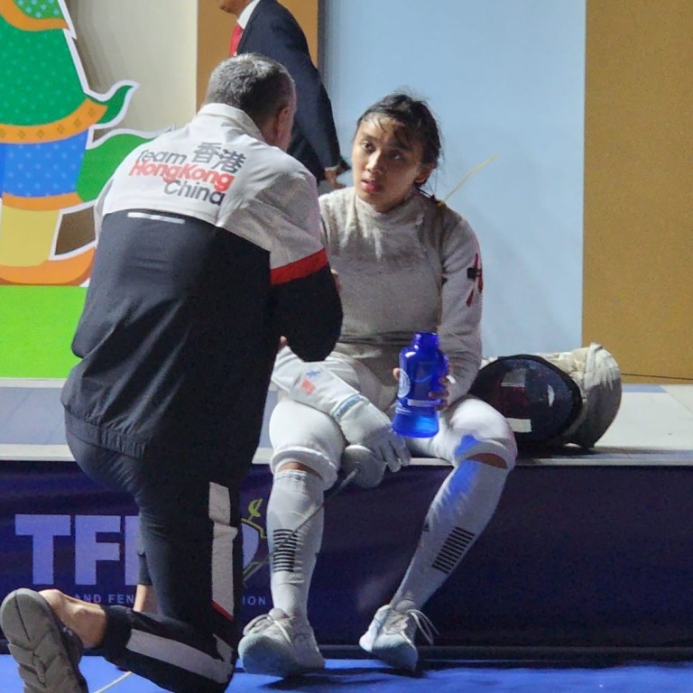 Fencing World Cup Fujairah: South Korea's Sera Song strikes back at Hong  Kong's Vivian Kong with sudden-death épée win