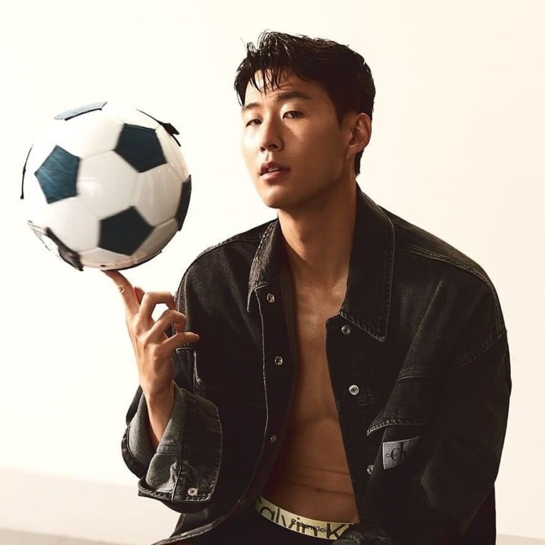Footballer Son Heung-min is an ambassador for various fashion brands including Calvin Klein. Photo: Calvin Klein