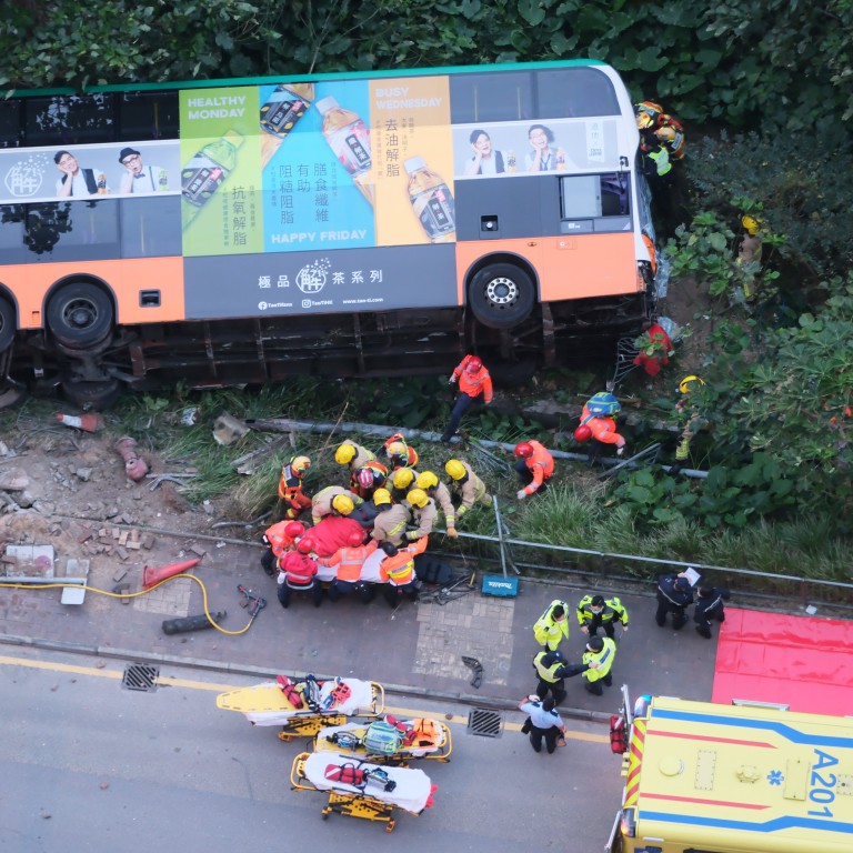 New Year’s Day bus crash in Hong Kong injures 12; driver arrested and