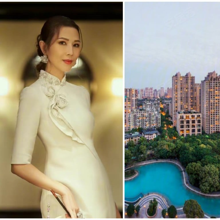 Inside former TVB actress Ada Choi Siu-fun’s Shanghai duplex mansion. Photos: @魔都探美宅/Xiaohongshu; @蔡少芬/Weibo