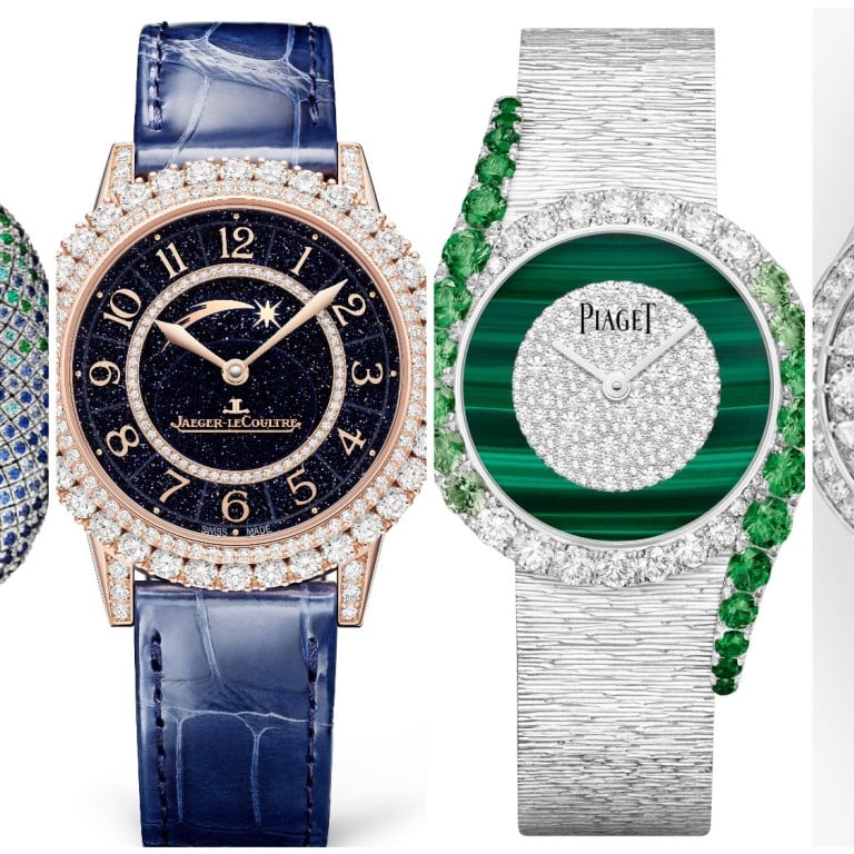 Estate Jewelry Ladies Art Deco Emerald And Diamond Watch