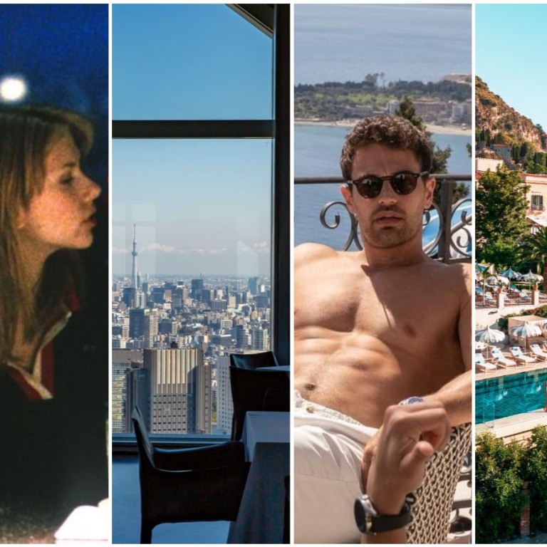 You can actually stay in these luxury hotels seen on TV shows and films, from Park Hyatt Tokyo in Lost in Translation, to San Domenico Palace in Sicily as seen on The White Lotus. Photo: Handout;  @parkhyatttokyo,  @thewhitelotus,  @fstaormina/Instagram