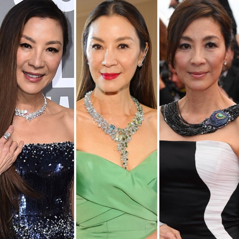 Michelle Yeoh has donned some truly dazzling jewellery over the years. Photos: Invision, Getty Images, @Chopard/Facebook, @michelleyeoh_official/Instagram