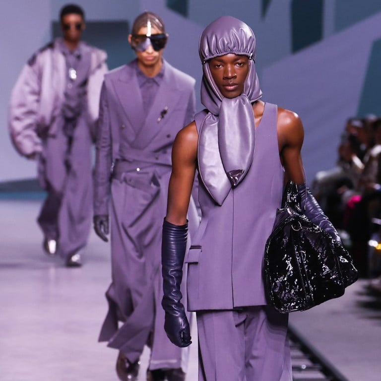 Lucien Laviscount Wears Skirt to Louis Vuitton Menswear Show