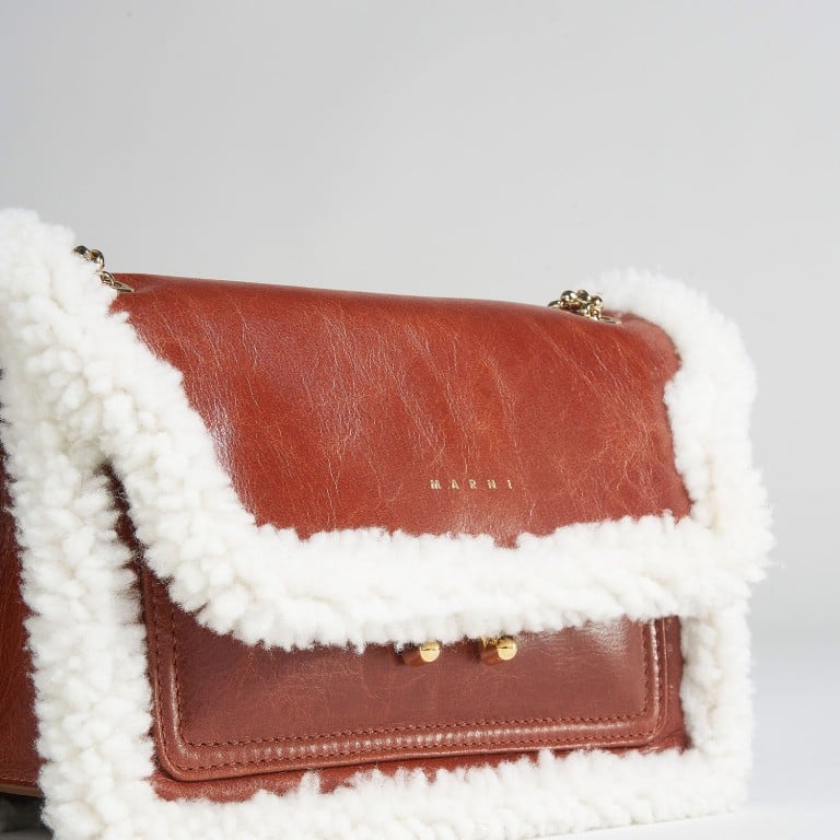 Why not consider rocking this Marni Shearling Bag this winter? Photos: Handout
