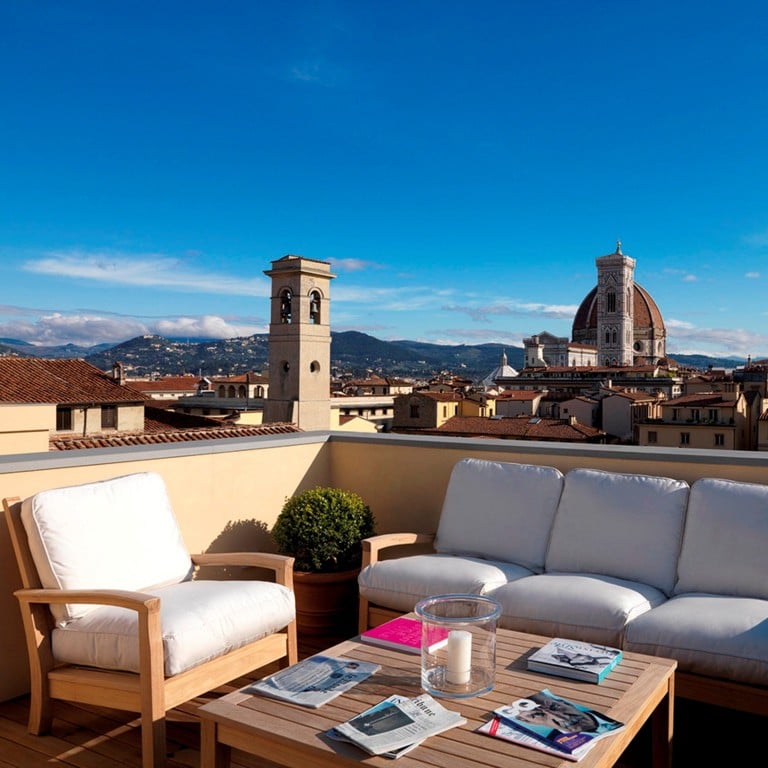 Private clubs around the world are often in historic settings, such as that enjoyed from the Brunelleschi residence, owned by Florence’s exclusive Palazzo Tornabuoni. Photo: Massimo Listri