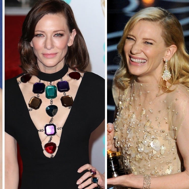 Cate Blanchett is known for shining bright in jewellery at awards ceremonies. Photos: Getty Images, FilmMagic