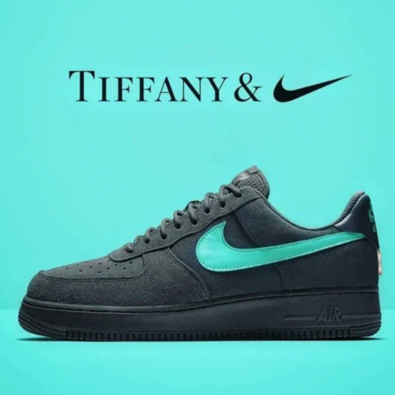 Nike X Tiffany Air Force Sneakers, Black and Blue, Size 8.5, New in Box  WA001 - Julia Rose Boston