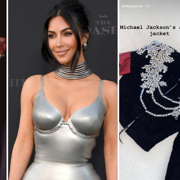 Kim Kardashian’s celebrity’s memorabilia collection extends from Princess Diana’s amethyst pendant to Michael Jackson’s jacket. Photos: Getty Images; FilmMagic; @Glaziang/Twitter