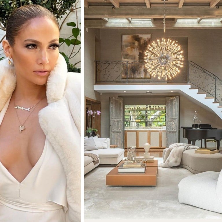Jennifer Lopez is set to make an impressive profit from the sale of her Bel Air mansion. Photos: @jlo, @carolwoodrealestate/Instagram