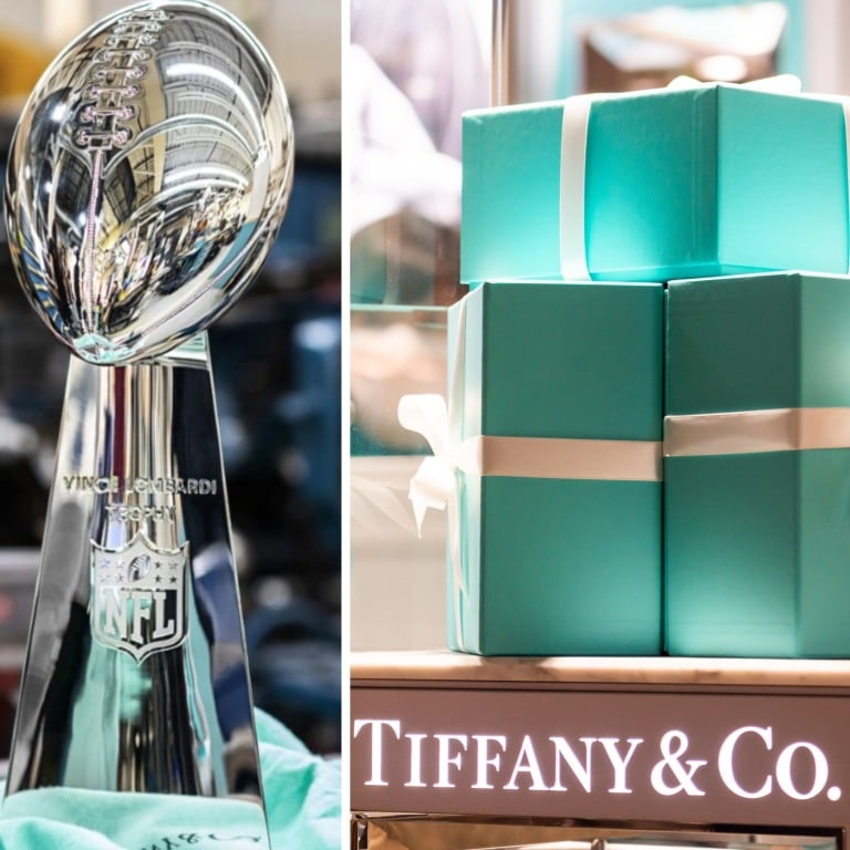 The Lombardi Trophy is made by luxury jeweller Tiffany & Co. Photos: Tiffany & Co., Getty Images