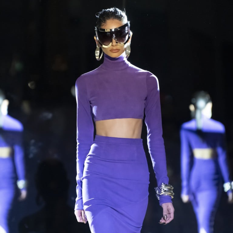 The LaQuan Smith autumn/winter 2023 collection is modelled during Fashion Week at the Rainbow Room on February 13, in New York. Photo: AP