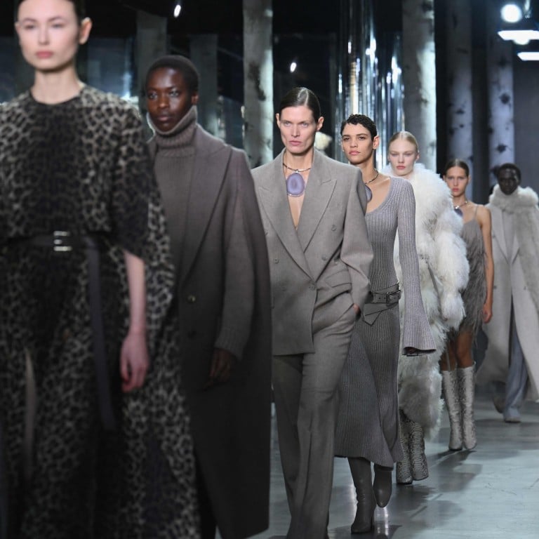 Models walk the runway during the Michael Kors Collection autumn/winter 2023 runway show during New York Fashion Week on February 15, in New York City. Photo: AFP