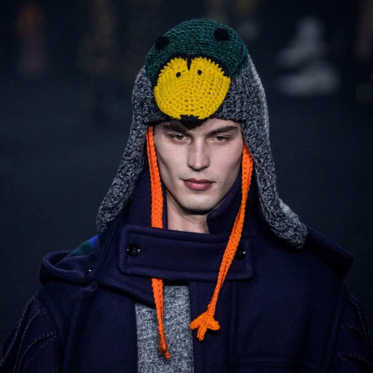 A model presents a creation for British fashion house Burberry during the autumn/winter 2023 fashion show collection on the fourth day of London Fashion Week, in London, on February 20. Photo: AFP