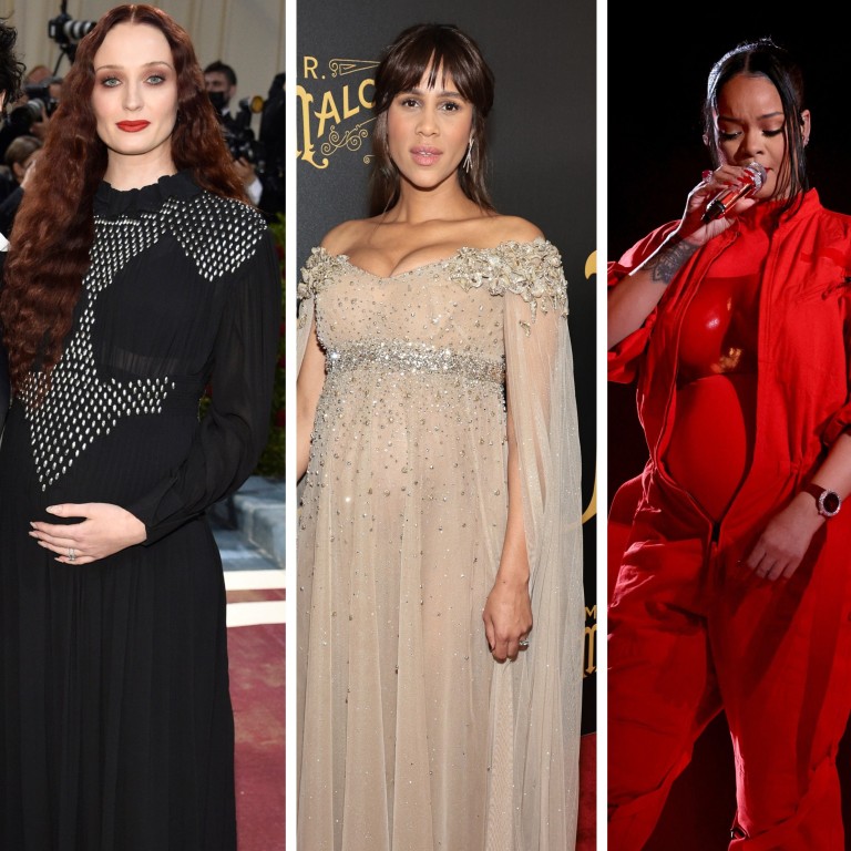 10 celebrities who revealed pregnancies in bold fashion looks, from  Rihanna's all-red Loewe catsuit at the Super Bowl and Meghan Markle's  Carolina Herrera dress, to Beyoncé's iconic lingerie shoot