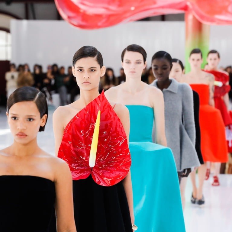 Loud, proud and floral: key looks from the Loewe ready-to-wear spring/summer 2023 collection unveiled at Paris Fashion Week last September. Photo: EPA-EFE