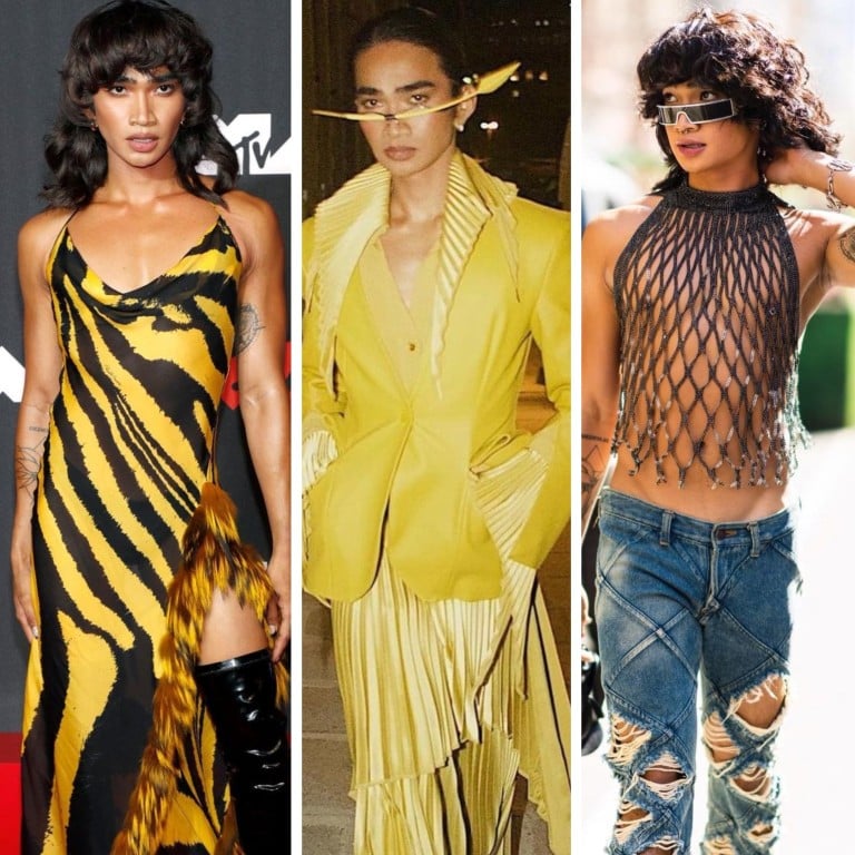 From chic and colourful ensembles to daring fishnet tops, Fil-Am influencer Bretman Rock sure knows how to turn heads with his genderfluid looks. Photos: @bretmanrock, @robertwun/Instagram