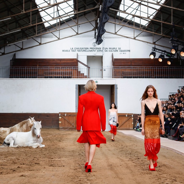 Models present creations by designer Stella McCartney as part of her autumn/winter 2023-2024 women’s ready-to-wear collection show during Paris Fashion Week in Paris, France, on March 6. Photo: Reuters