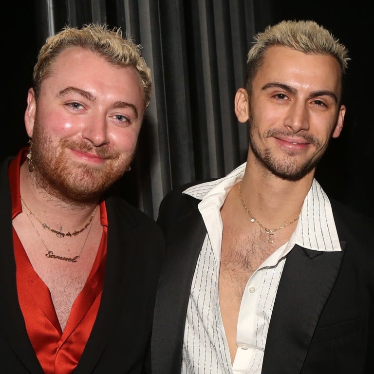 Sam Smith and partner Christian Cowan attended a Broadway show together in New York last month. Photo: Getty Images