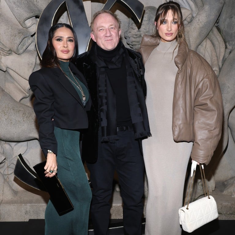 Salma Hayek and step-daughter Mathilde Pinault are friends in fashion, often attending runways and events together dressed in Kering brands. Photo: Getty Images