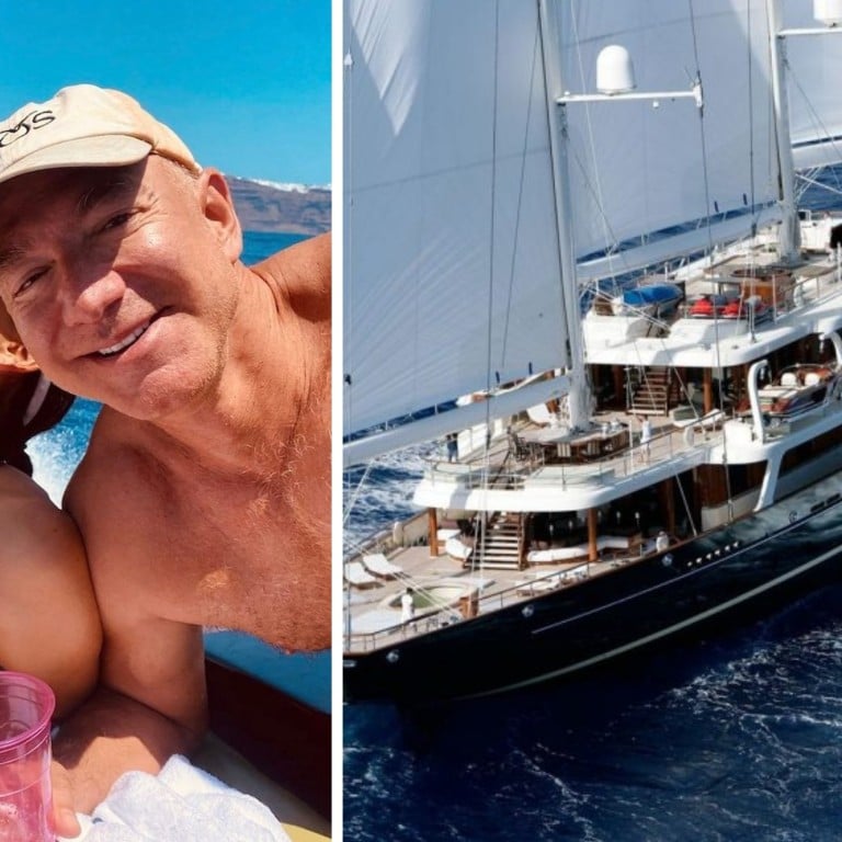 Jeff Bezos and Lauren Sánchez are big fans of sailing – now the Amazon billionaire has commissioned a mega yacht of his own. Photos: @laurenwsanchez/Instagram, Lurssen