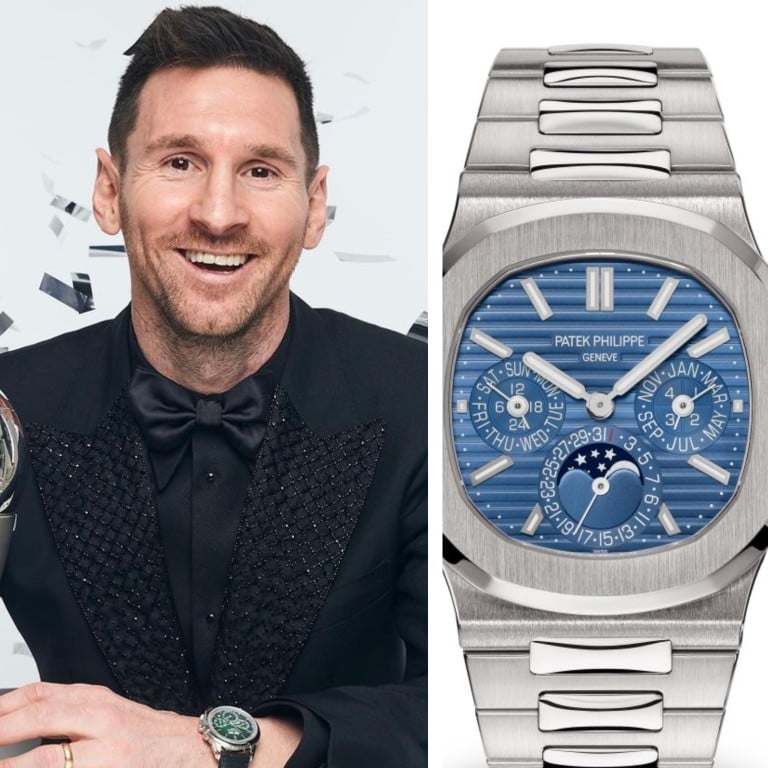 Lionel Messi wore a Patek Philippe Grand Complications timepiece at the Best Fifa Football Awards 2022. Photos: @leomessi/Instagram, Patek Philippe