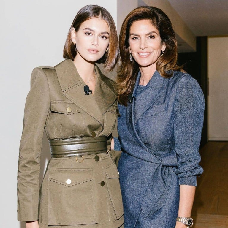 Kaia Gerber is the spitting image of her supermodel mum, Cindy Crawford. Photo: @cindycrawford/Instagram