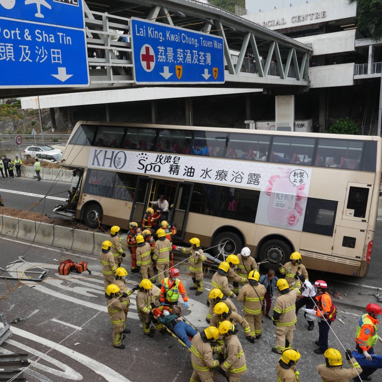 Passengers on Hong Kong bus describe horrifying experience as double