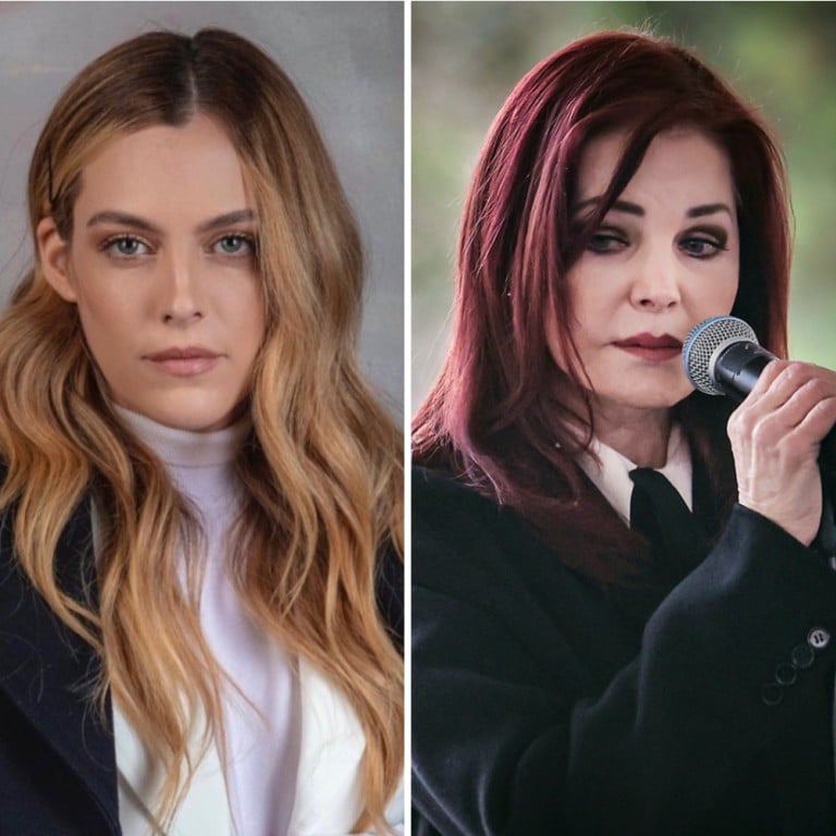 Riley Keough and Priscilla Presley are at odds over who should have custody of the late Lisa Marie’s young twin daughters Harper and Finley, among other things. Photos: @rileykeough, @borden_g/Instagram; AP