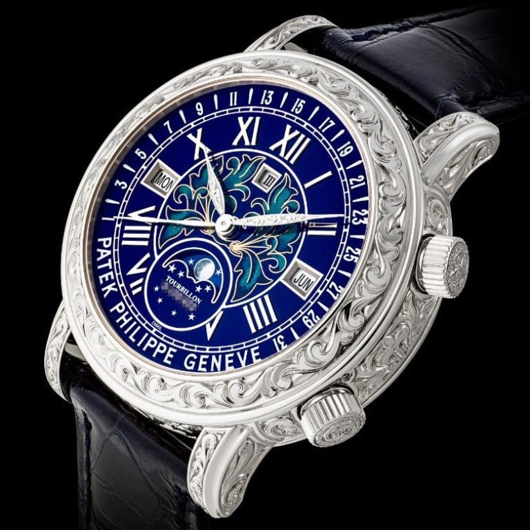 Patek Philippe’s “Sky Moon Tourbillon” just sold for a record US$5.8 million at auction. Photo: Christie’s