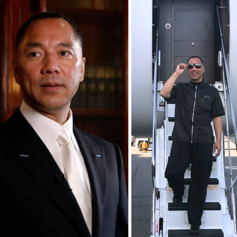 Guo Wengui was a billionaire in China before he fled the country and moved to the US. Photos: Handout; Reuters