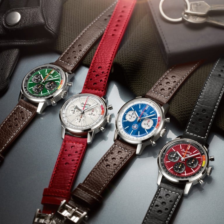 Among Spring’s new launches are the watches in Breitling’s new Top Time B01 Classic Cars Collection. Photo: Handout