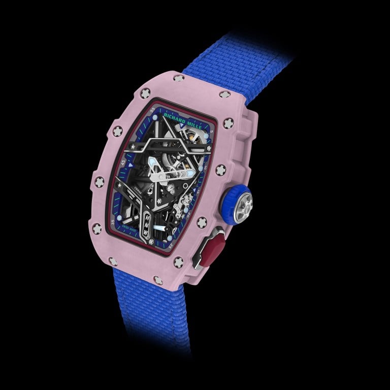 The RM 07-04 timepiece in mauve. Photo: Richard Mille