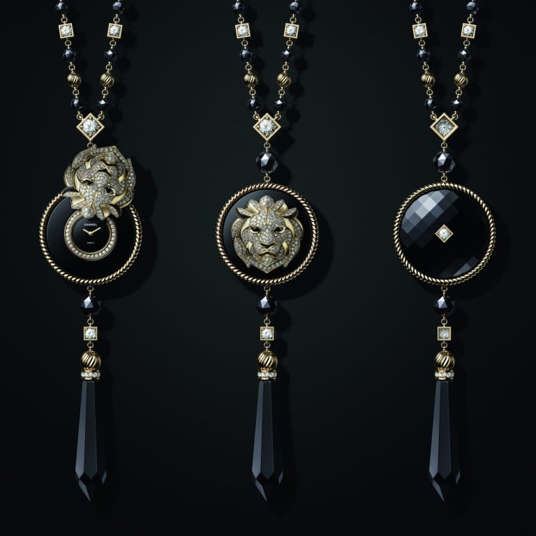 The centuries-old sautoir or necklace watch is making a comeback, primarily as a eye-catching piece of jewellery that just happens to also tell the time should you need it. Photo: Chanel
