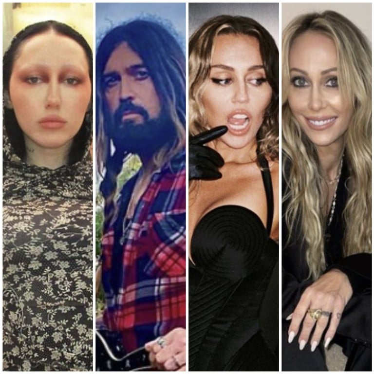 The Cyruses, including Noah, Billy Ray, Miley, Tish and Trace, are among the richest families in showbiz. Photos: @noahcyrus, @billyraycyrus, @tishcyrus, @tracecyrus/Instagram