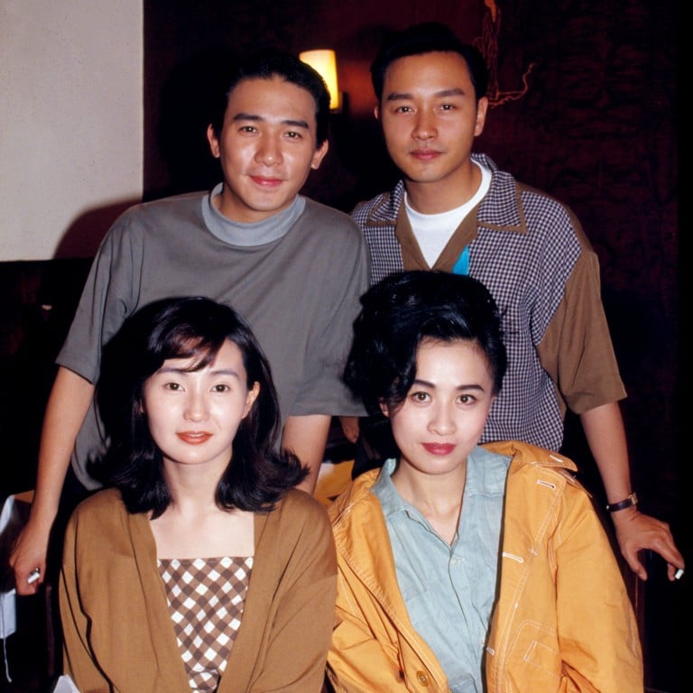 Leslie Cheung, Carina Lau, Maggie Cheung and Tony Leung in Wong Kar-wai’s film Days of Being Wild in 1990. Photo: Michael Tsui