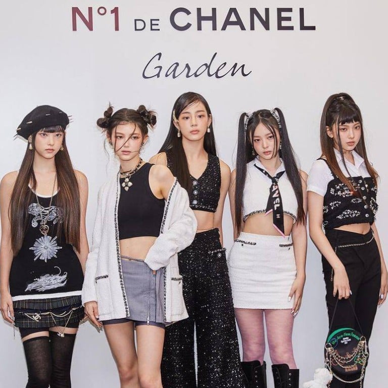 Despite only debuting in July 2022, NewJeans have been clocking luxury endorsements at pace. Here they are spotted early on at a Chanel event in August 2022. Photo: @newjeans_official/Instagram