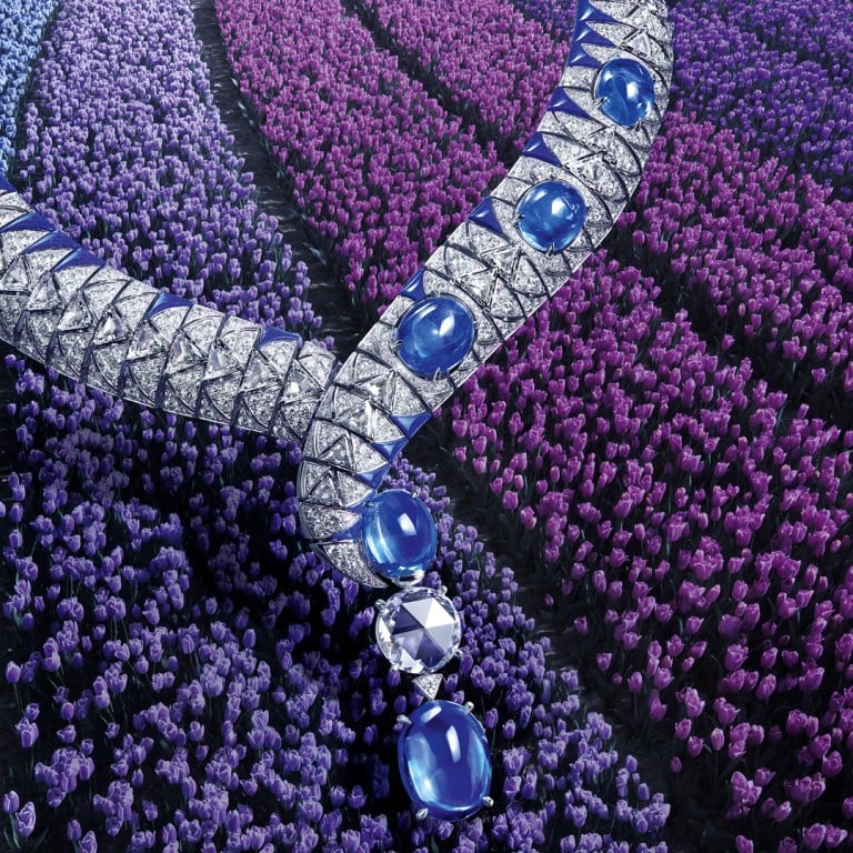 Cartier’s Water Aspis Necklace is from its Beautés du Monde high jewellery collection. Photo: Handout