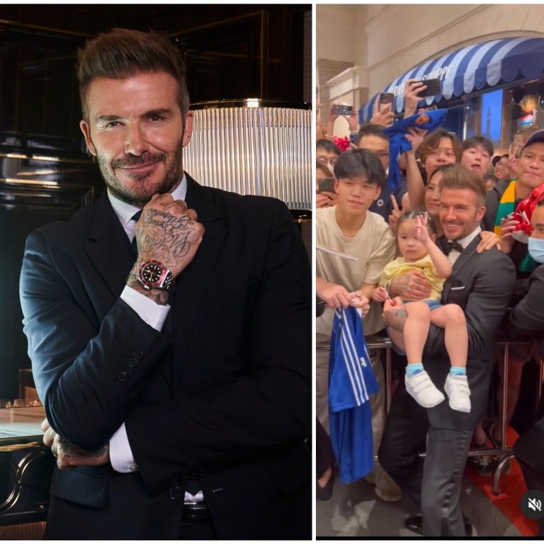 David Beckham dazzled fans in Macau and Hong Kong. Photo: Handout, Tudor, @davidbeckham/Instagram