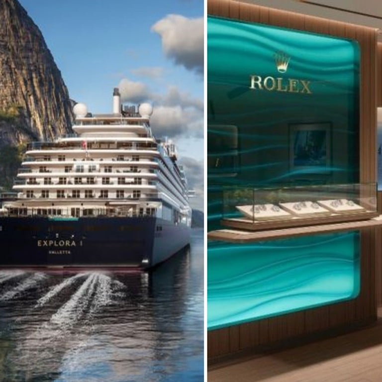 Explora I will play host to Rolex’s first boutique at sea. Photos: Handout