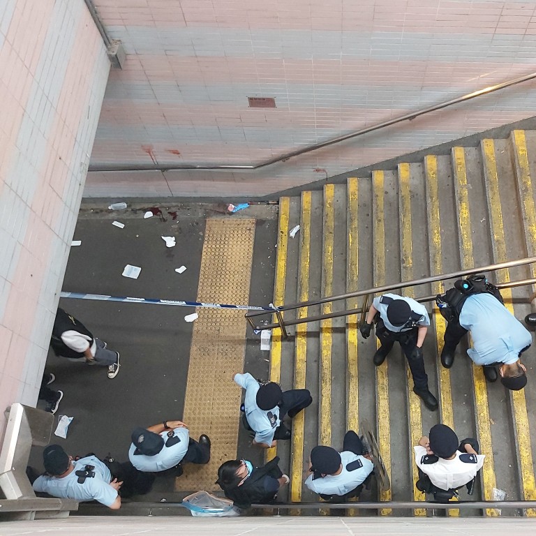 Hong Kong police arrest 27-year-old man in connection with knife attack ...