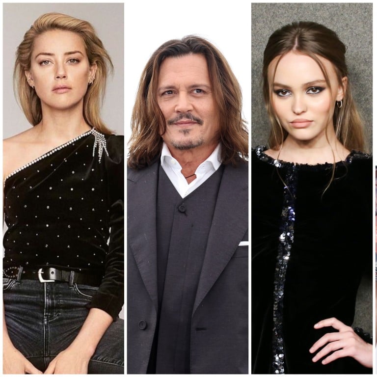 Amber Heard, Johnny Depp, Lily-Rose Depp and Vanessa Paradis are all part of the Depp clan, but who’s the richest? Photos: @amberheard/Instagram, EPA-EFE, Reuters, Getty Images